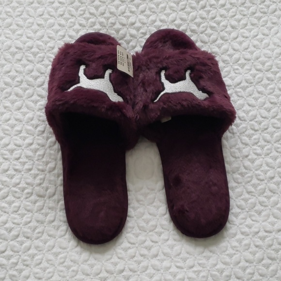 pink victoria secret slippers